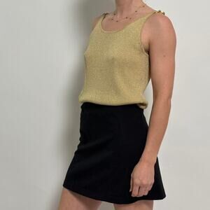 August Silk  Natalie Top - Gold Knot & Chain